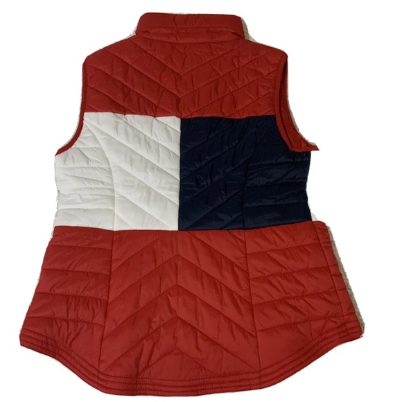 Tommy Hilfiger Women's Tri-Color Quilted‎ Vest - Picture 2 of 3